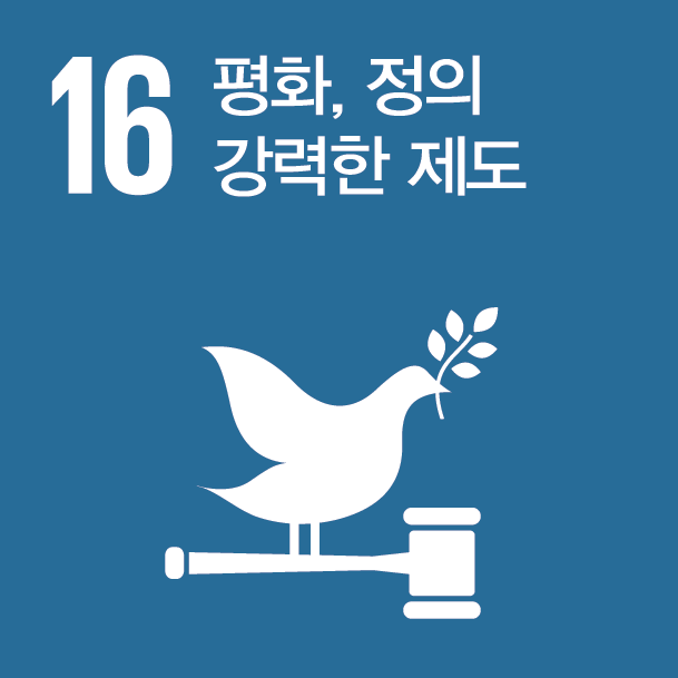 16 PEACE, JUSTICE AND STRONG INSTITUTIONS